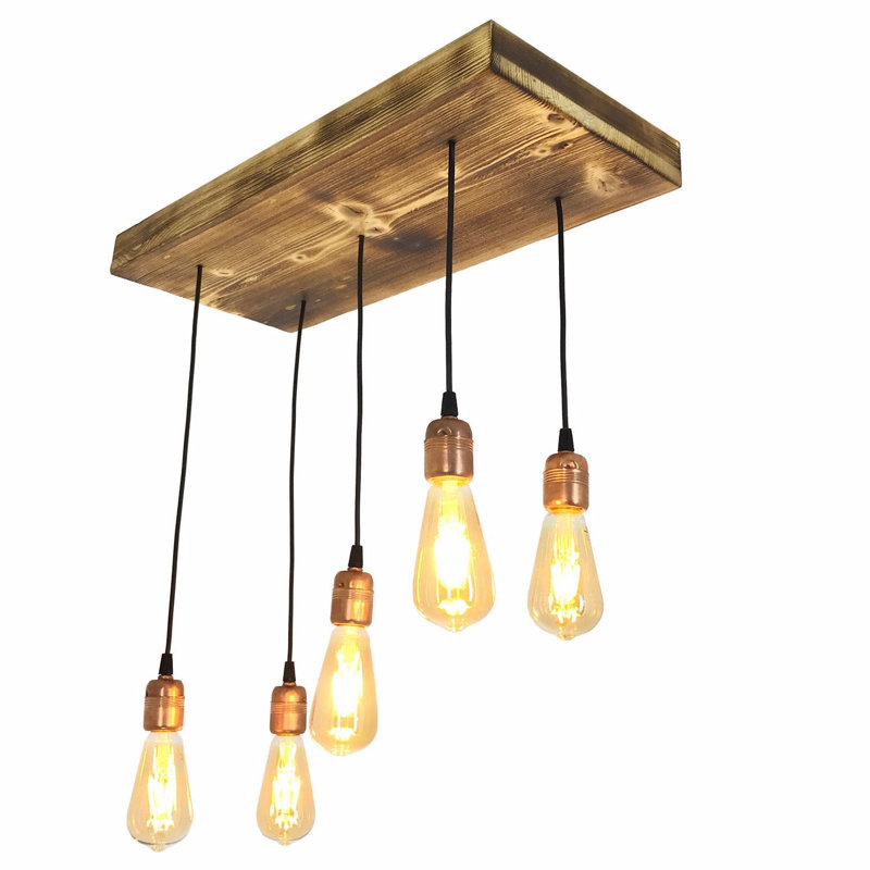 Lustre unique à 5 lumières Dawud