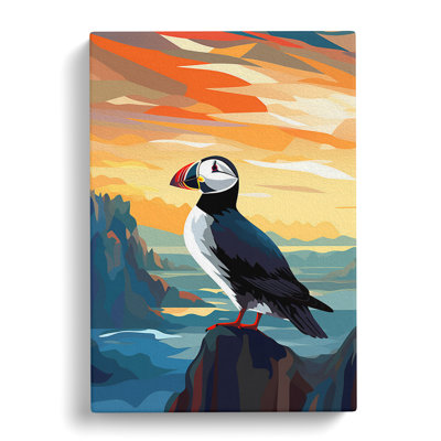 Puffin Deco No.3 - No Frame Print