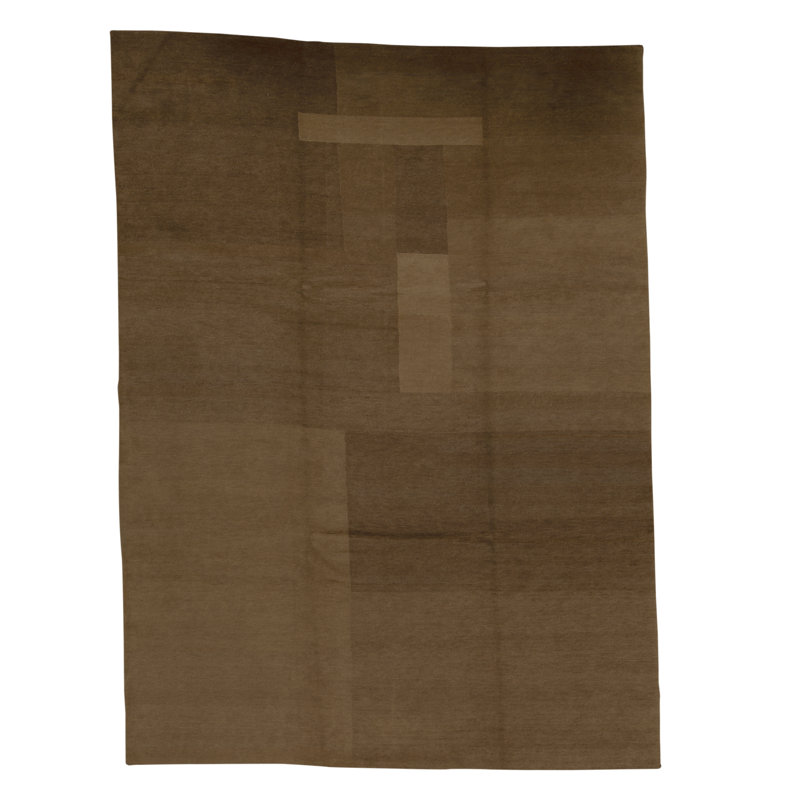 Hand-Knotted High-Quality Brown Area Rug