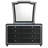 Lorient 8-Drawer LED Dresser With Mirror Black