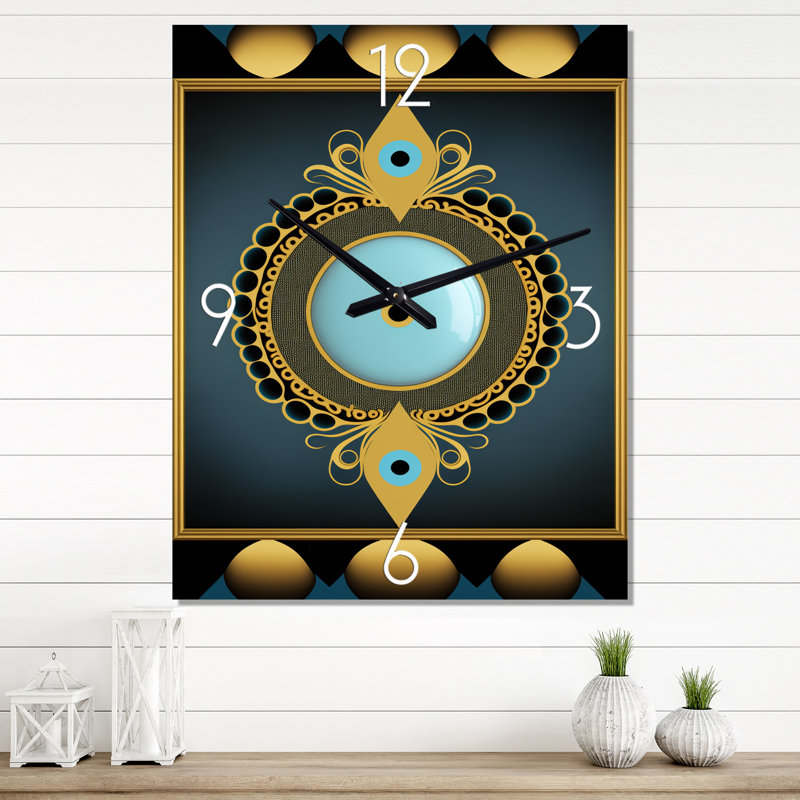 Très grand horloge murale Radiant, H 28 po x l 12 po x P 1 po