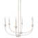 Hunter Southcrest 6 Light Linear Chandelier Ceiling Light Fixture
