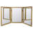 Trifold Wood Mirror