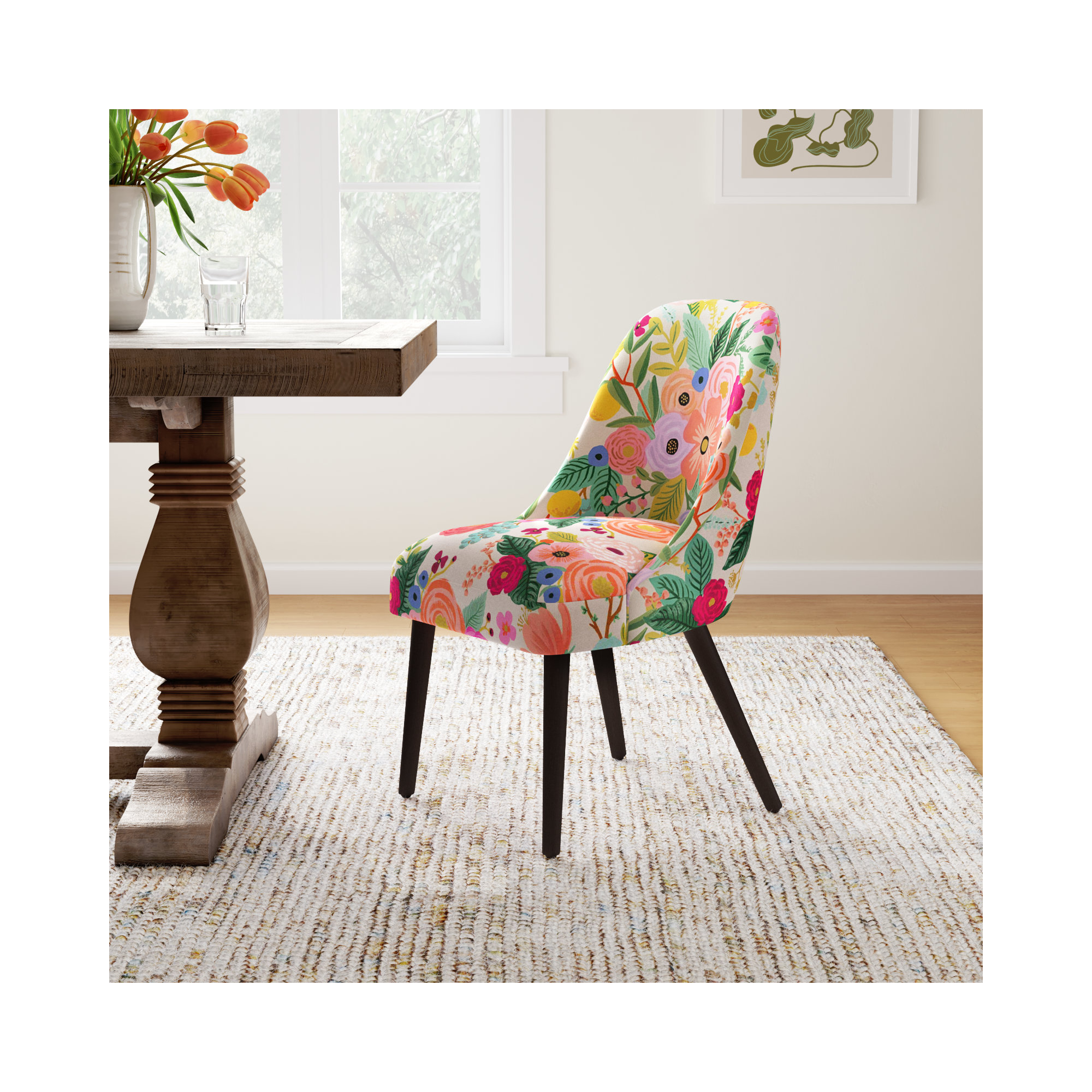 Rifle Paper Co. x Cloth & Company Clare Dining Chair, Garden Party