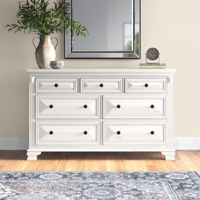 Commode double à 7 tiroirs de 64 po de largeur Bourges