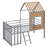 Metal Loft Bed With Ladder-114256615
