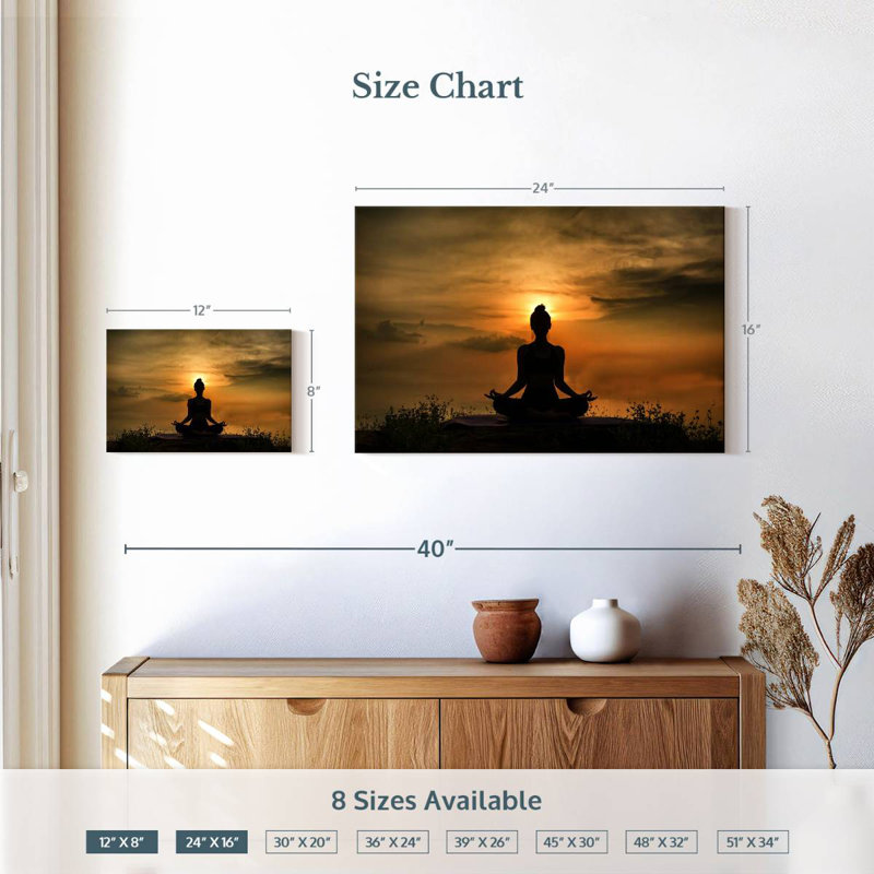 Kerrick Sunset Meditation, H 16 po x l 24 po