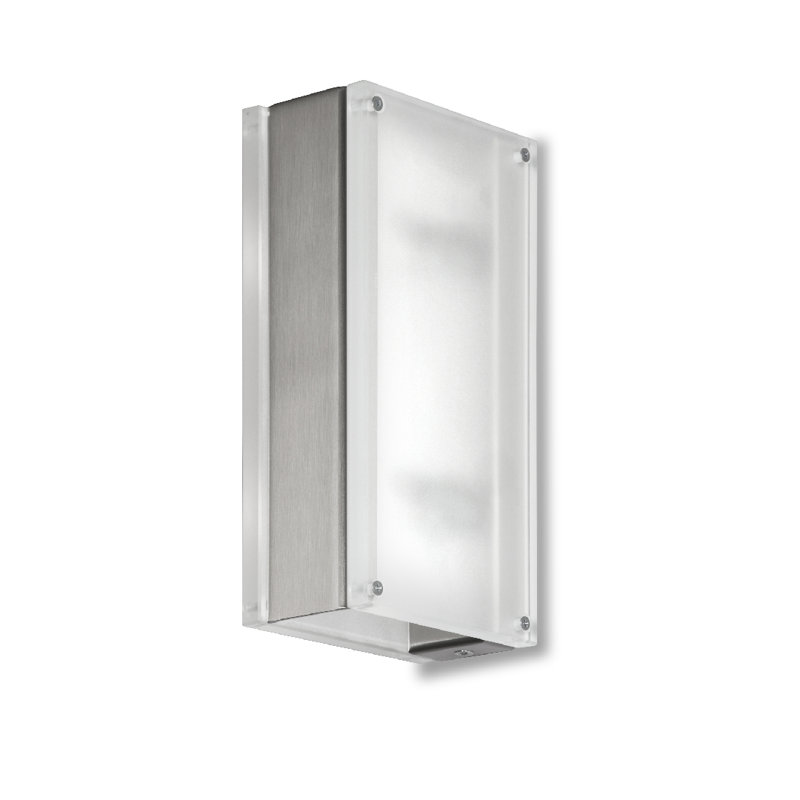wall lamp 4x20 cm - 2 lights, Chrome