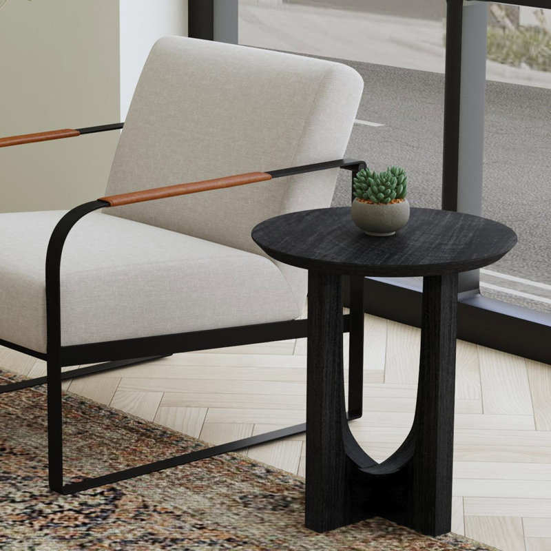 Table d'appoint Dorcia, Noir