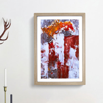 Abstract Art Painting Vol.45 by S.Johnson - Framed Print