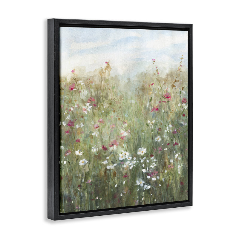  Art mural sur toile Floater, Cadre flottant noir de jais, H 21 po x l 17 po