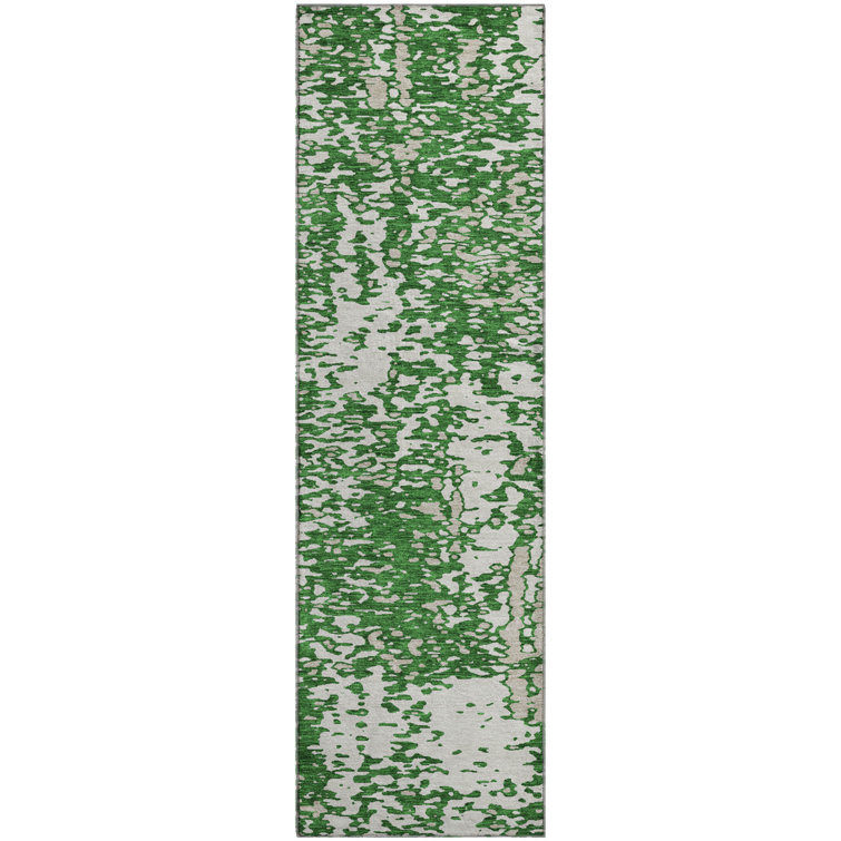 Premium Machine Washable Prisco Emerald Rug