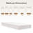  EGOHOME 6" Medium Green Tea Infused Memory Foam Mattress-66194841-90983567