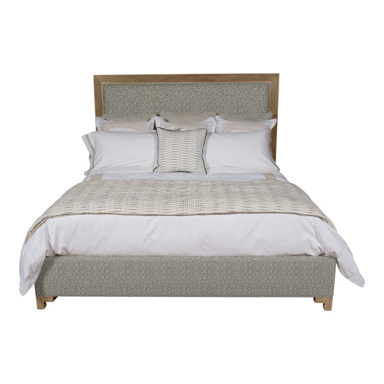 Louise/Lawrence King Upholstered Low Profile Panel Bed