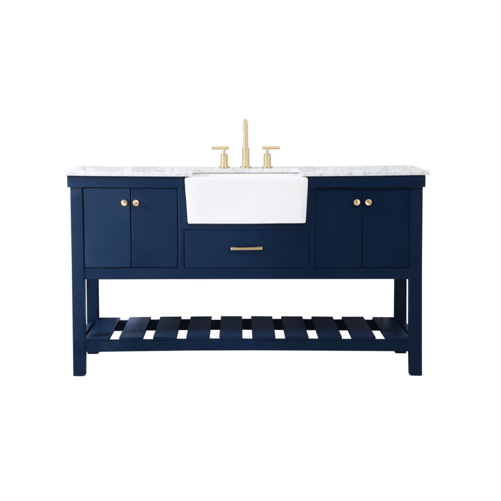 Pelaghia 60'' Single Bathroom Vanity, Blue