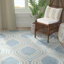 Deedie Hand-Tufted Wool Ivory/Blue Area Rug-22809418