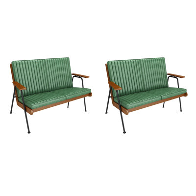Banc rembourré en similicuir