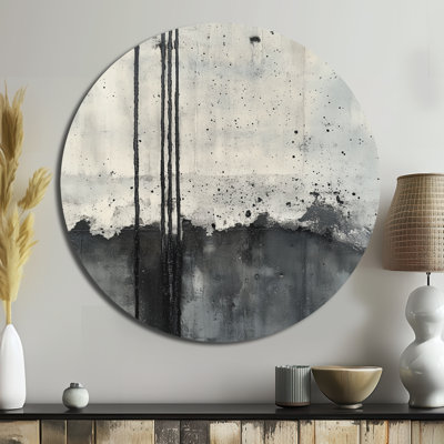 Liggett - Abstract Large Round Metal Wall Art
