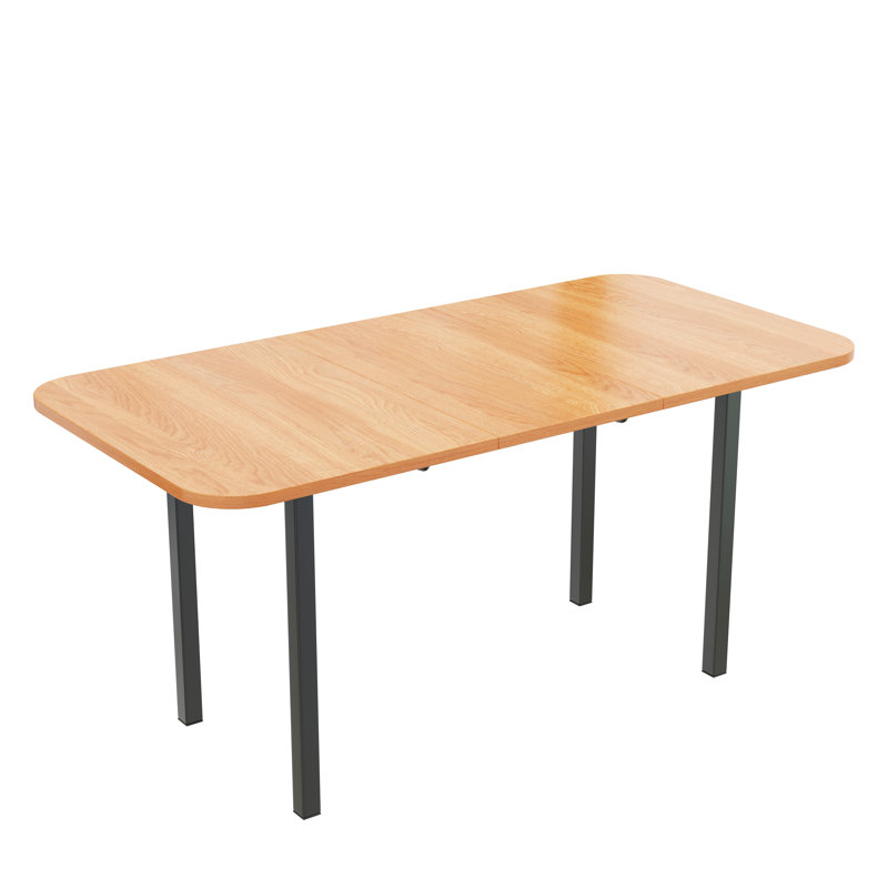 Arkisha Extendable Metal Base Dining Table