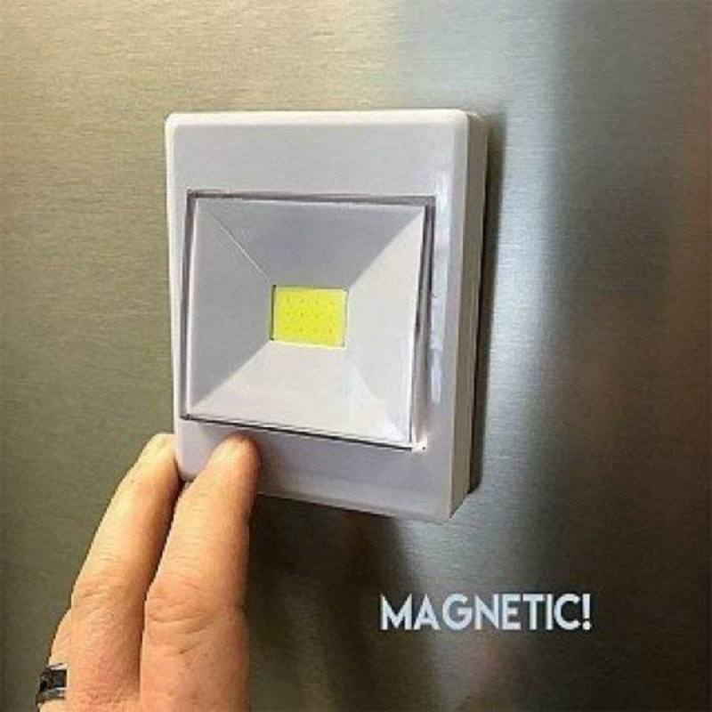Cordless Battery-Powered COB LED 3 Light Night Light