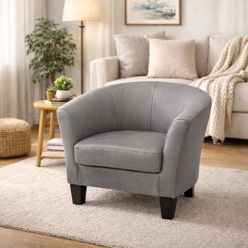 Fauteuil d'appoint en similicuir