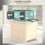Bacs de rangement empilables avec couvercles, roues et pliables-1318598844