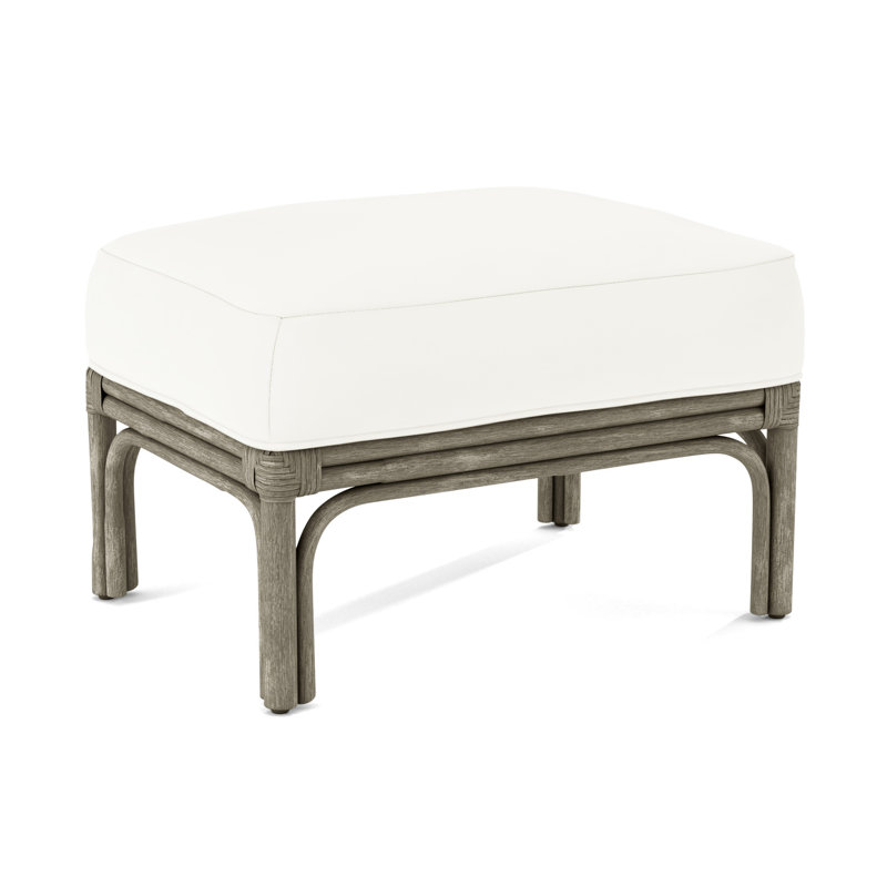 Boca Ottoman, Brown Geometric, 0456-33, Stone Hearth