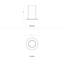 Flange Ceramic Table Vase-195055209-195055231