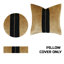 Housse de coussin en velours