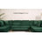 Wurth 130.7" Wide Velvet Symmetrical Sectional-79003209
