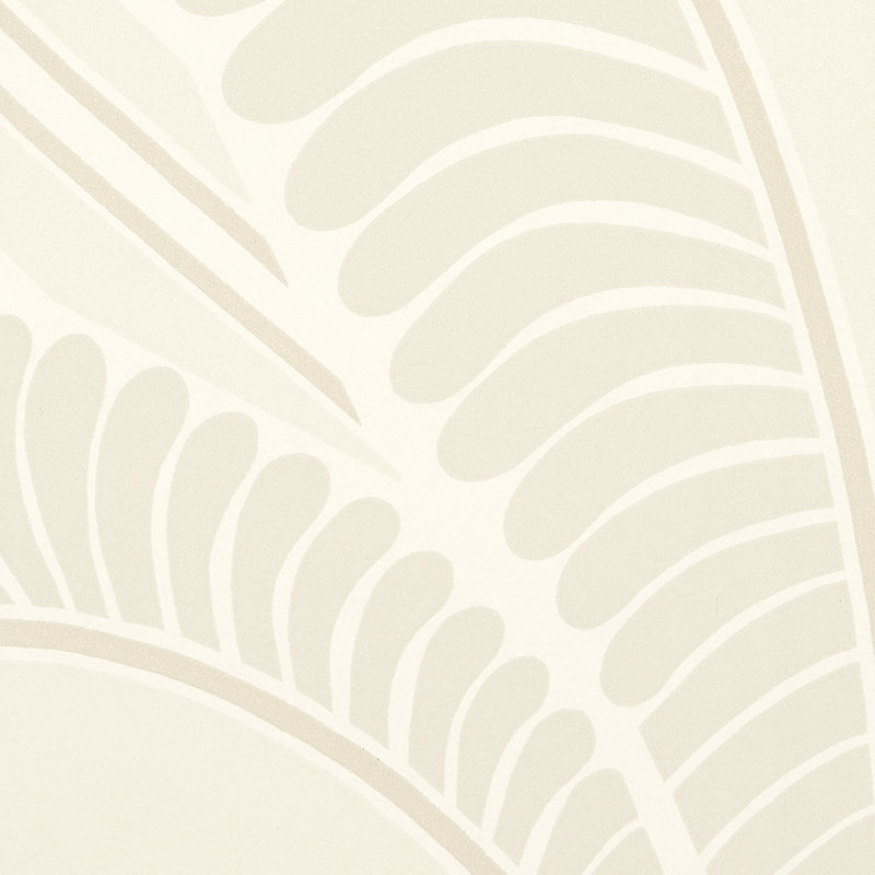 Schumacher x Neisha Crosland Banana Leaf Wallpaper, Ivory