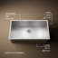 32" L x 18.31" W Undermount Kitchen Sink