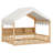 House-Shaped Daybed With Fense-1394894598