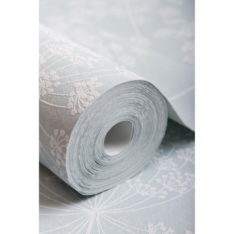 Innocence Superfresco Easy Aura Floral Wallpaper, Blue