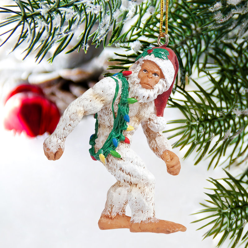 Ornement de Noël Bigfoot The Abominable Snowman, 1