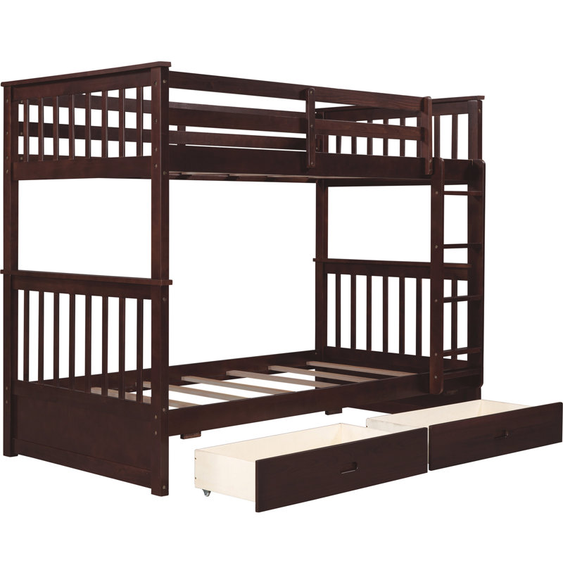 - Lit superposé coloré Twintwin avec choix de rangement pratique et 2 options