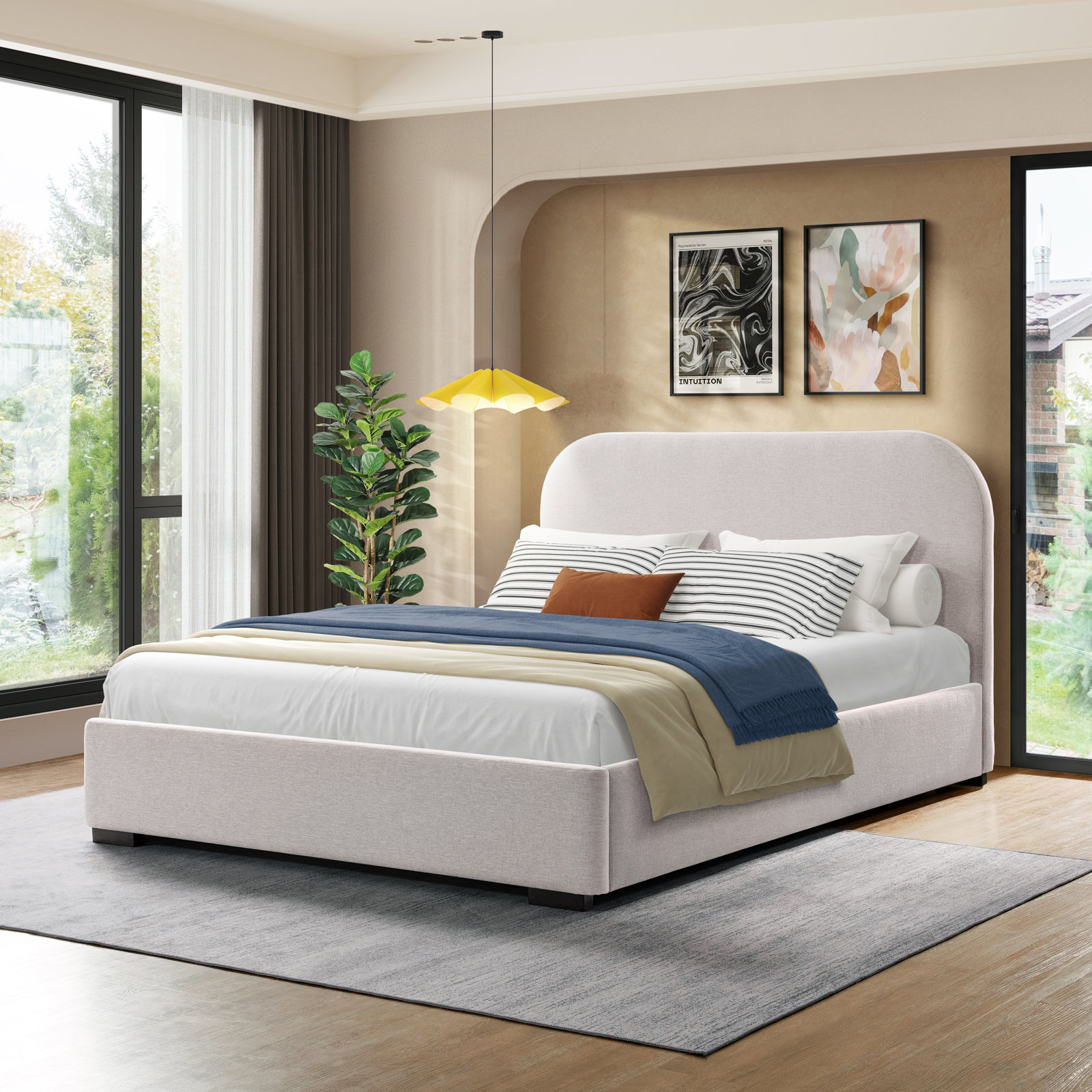 Reigen Platform Bed, Twin, Natural
