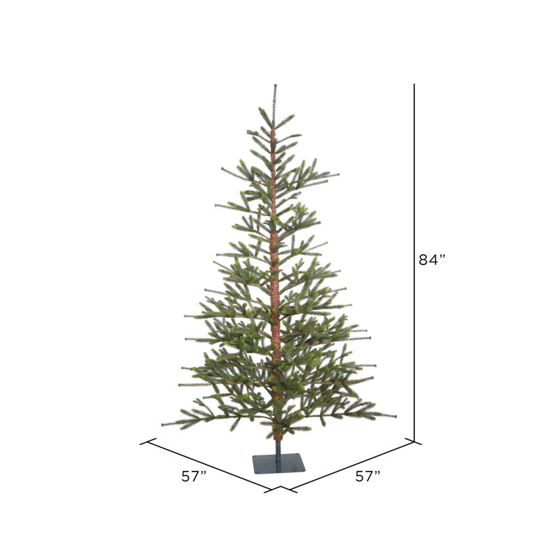 Bed Rock Pine Artificial Christmas Tree, 7' H