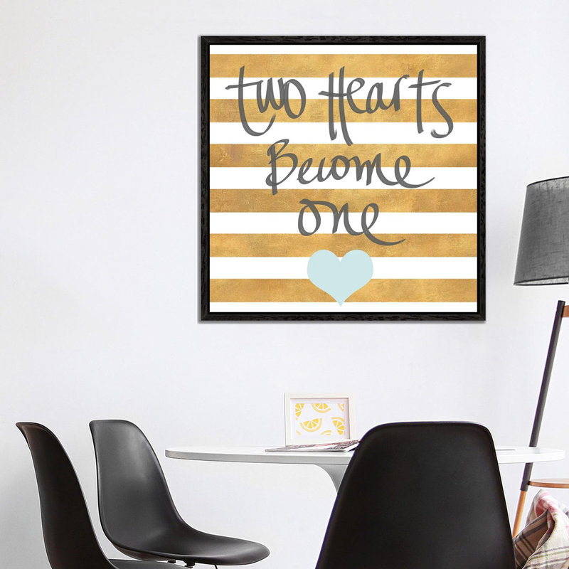 Wedding I by Sd Graphics Studio - Print on Canvas, 66.04 cm H x 66.04 cm W, Black Framed Canvas