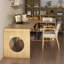 Bureaux en bois massif en L Burlywood-295450966-295450968