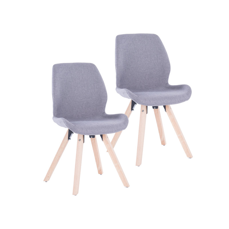 Chaise rembourrée Goshorn, gris