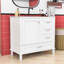 Meuble-lavabo autoportant moderne avec lavabo en céramique lisse, porte à fermeture en douceur et rangement polyvalent-1432126921