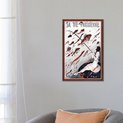 1923 La Vie Parisienne Magazine Cover 1 Piece Wall Art on Canvas