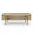 Aguilera 47.2" W Mid Century Coffee Table with Storage and Fluted Sliding Door-1152857806