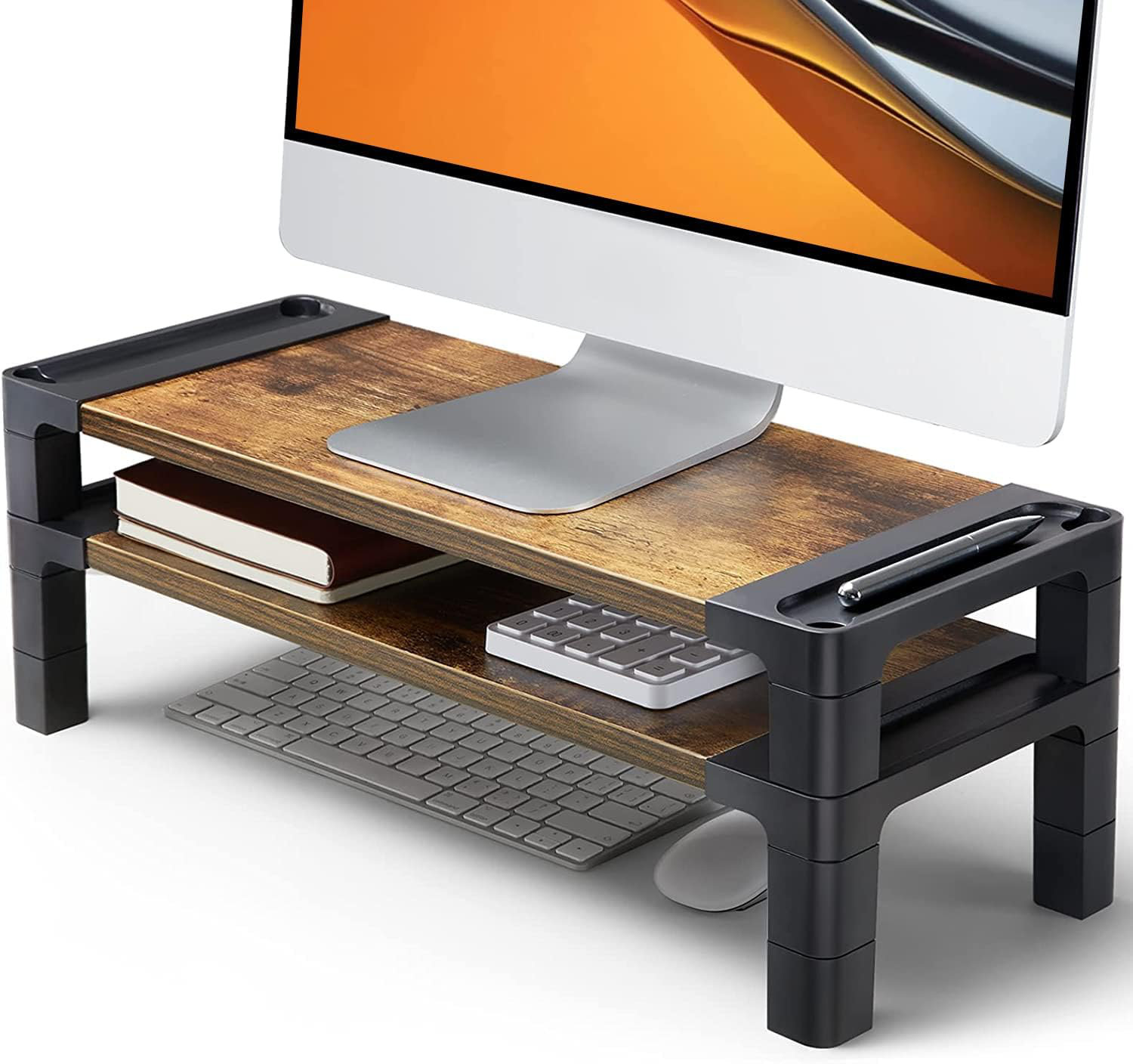 AGROTECH AVS Monitor stand/computer riser, height adjustable, ergonomic ...