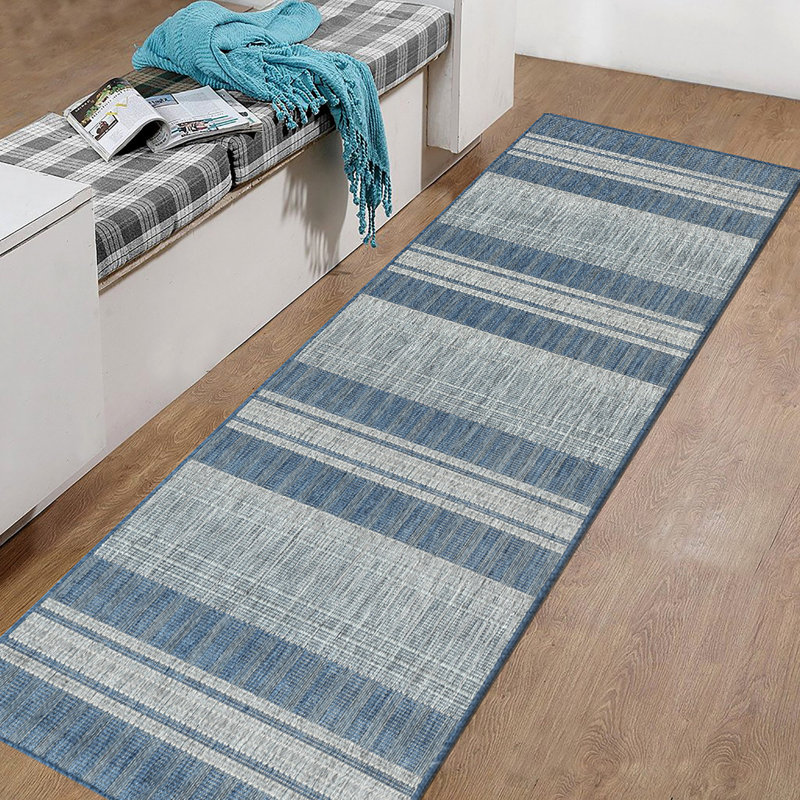 Tapis d'intérieur / extérieur Sinaya, Tapis de couloir 2 pi 4 po x 8 pi