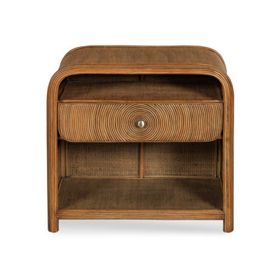 1 - Drawer Solid Wood Nightstand