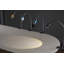 Lampe de bureau argentée 17 po Solari-243336985