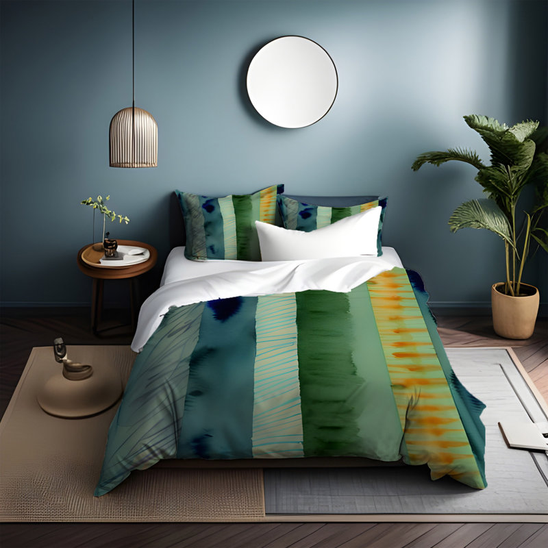 Polyester Duvet Cover, King Duvet Cover + 2 King Shams