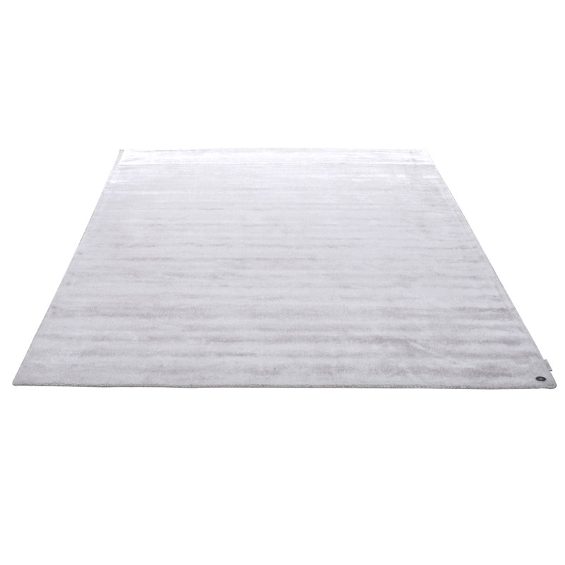 Shine Hand Loomed Silver Indoor Rug, Rectangular 190 x 290cm